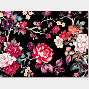 Chinese Floral Posters and Art